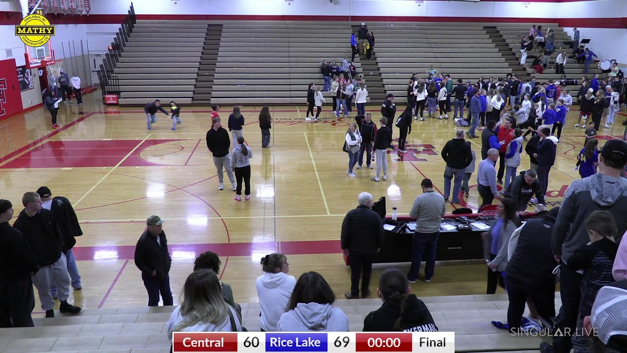 Central vs Rice Lake | WIAA Sectional Semifinal