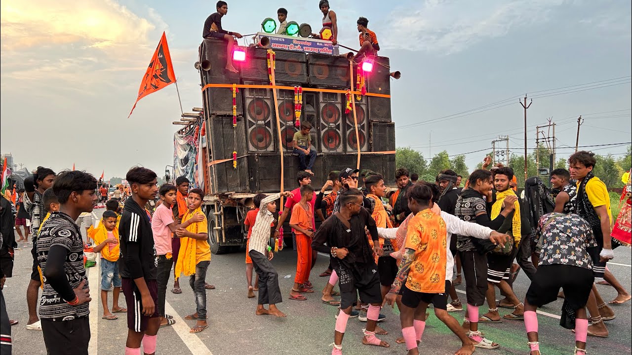 Brajghat Moradabad kawad yatra 2024 🚩Best kawad vlog 🙏Bhandara in kawad yatra 😇krish Moradabad vlog