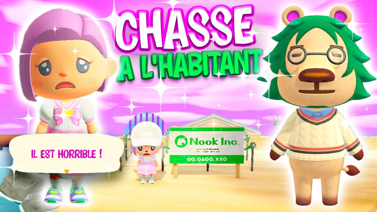 CHASSE Á L'HABITANT ANIMAL CROSSING : LA PIRE ?! #ACNH