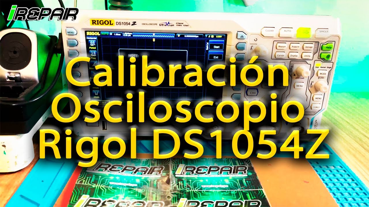 Calibración Osciloscopio Rigol DS1054Z Self-Calibration