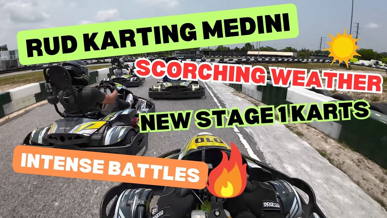 EPIC RACING THE NEW STAGE 1 KARTS @ RUD KARTING MEDINI (4K)