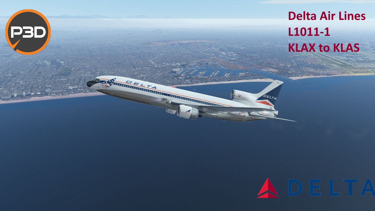 Captain Sim L1011-1 | Delta Air Lines | KLAX to KLAS