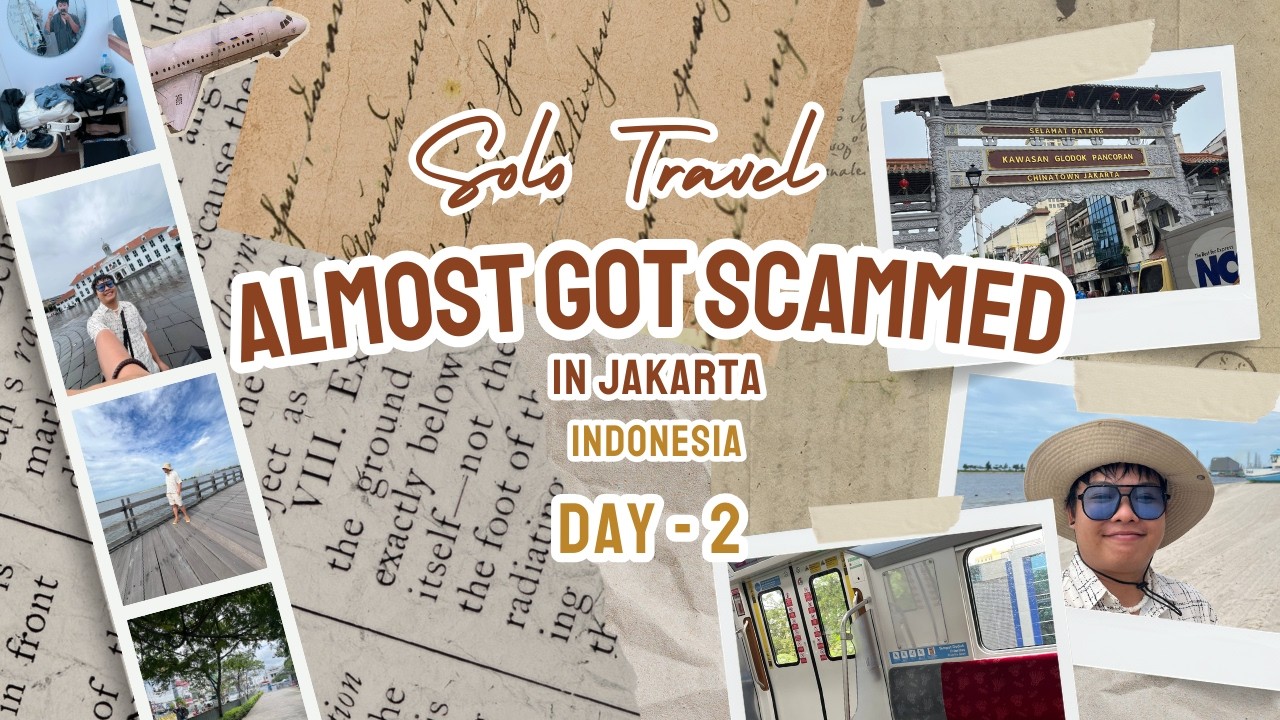 I Explored Jakarta Alone 🇮🇩 (Almost Got Scammed 😅)