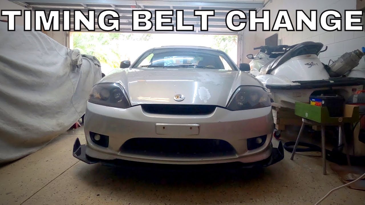 Changing the Timing Belt on a 2006 Hyundai Tiburon GT