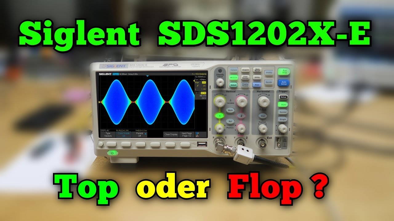 Oszilloskop Siglent SDS1202X-E : Billig oder preiswert ?