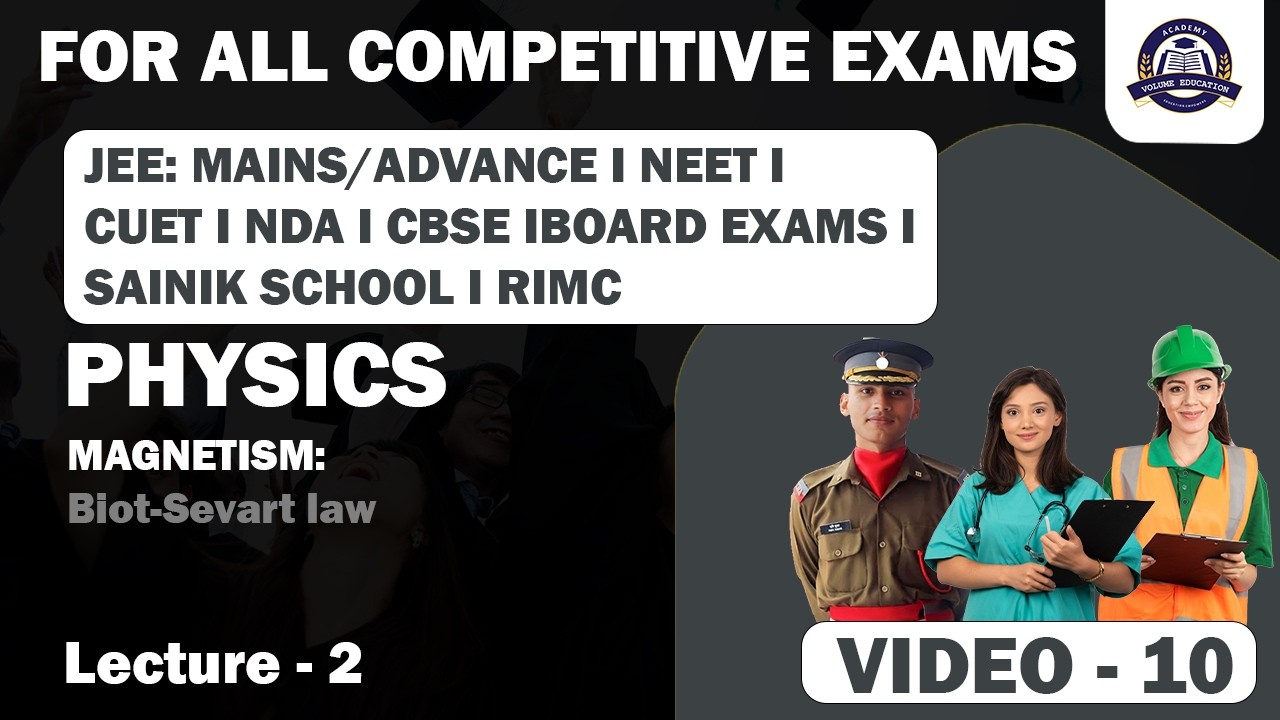 Physics I Electromagnetism: Biot-Savarts law I JEE I NEET I CUET I NDA I other competitive exams