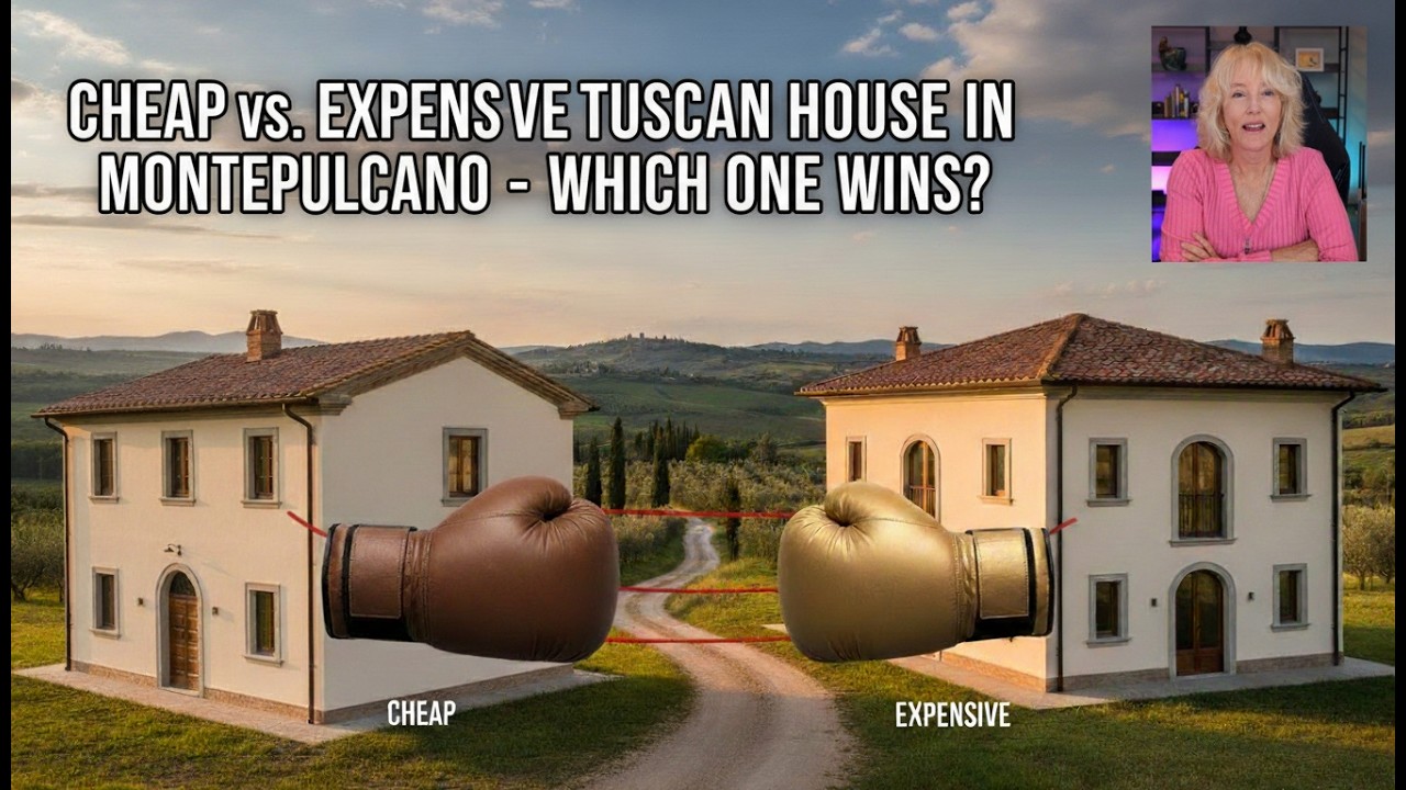 €60,000 Difference?! Two Montepulciano Homes Just 12 Minutes Apart 🇮🇹🏡