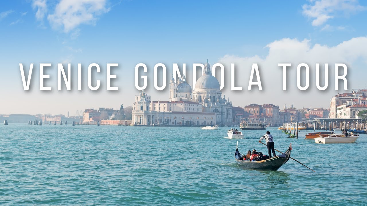 Venice Gondola Tour at Dawn | Peaceful Canal Ride with Ambience 4K
