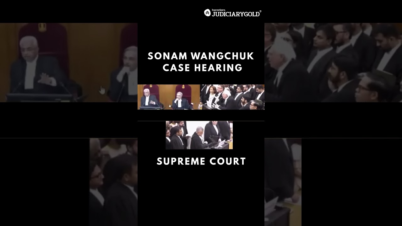 Sonam Wangchuk Case Hearing #supremecourt #law