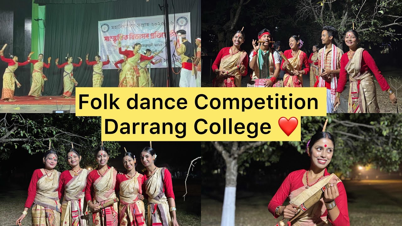 Darrang college// folk dance //#darrangcollege #viral 