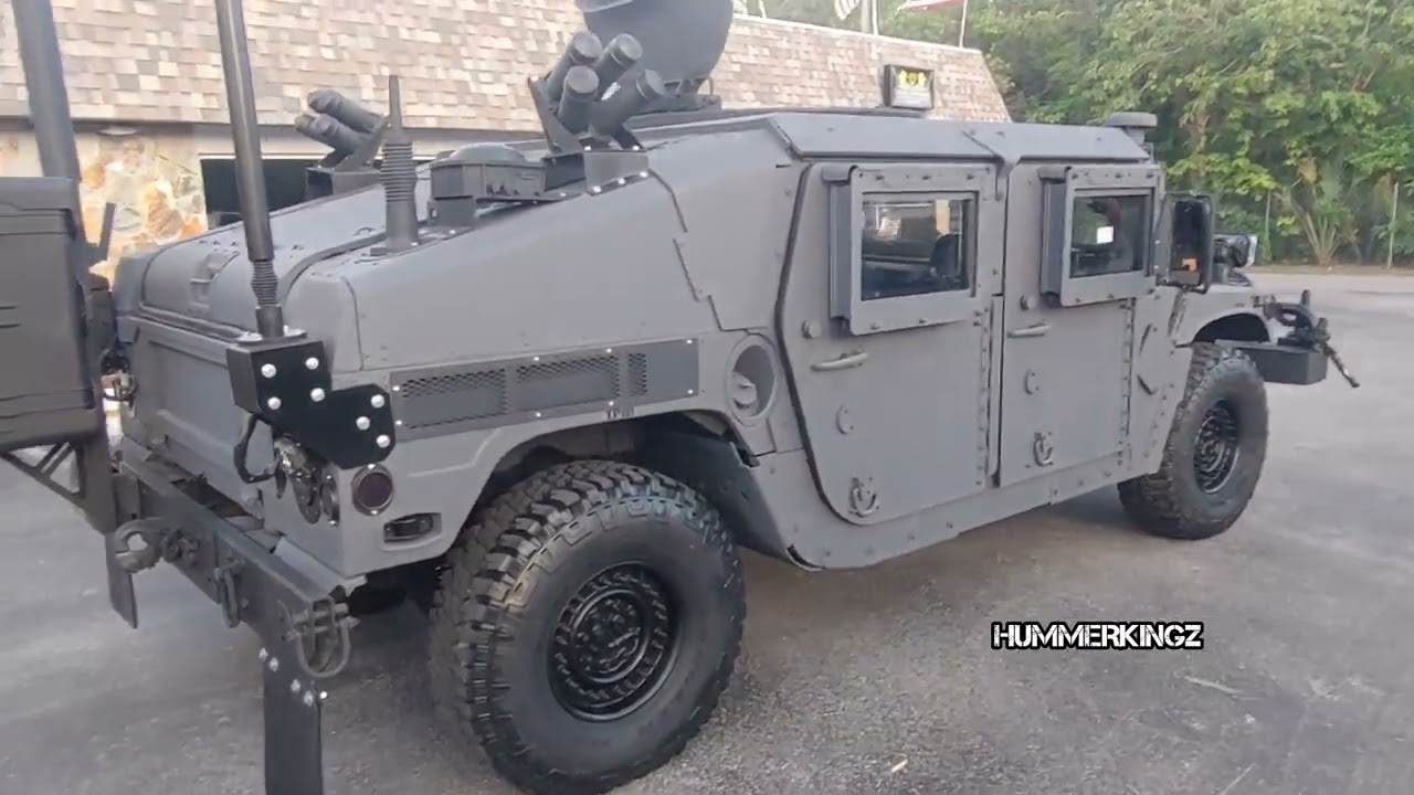 CUSTOM BULLETPROOF ARMORED HUMVEE ! #HMMWV #hummerkingz