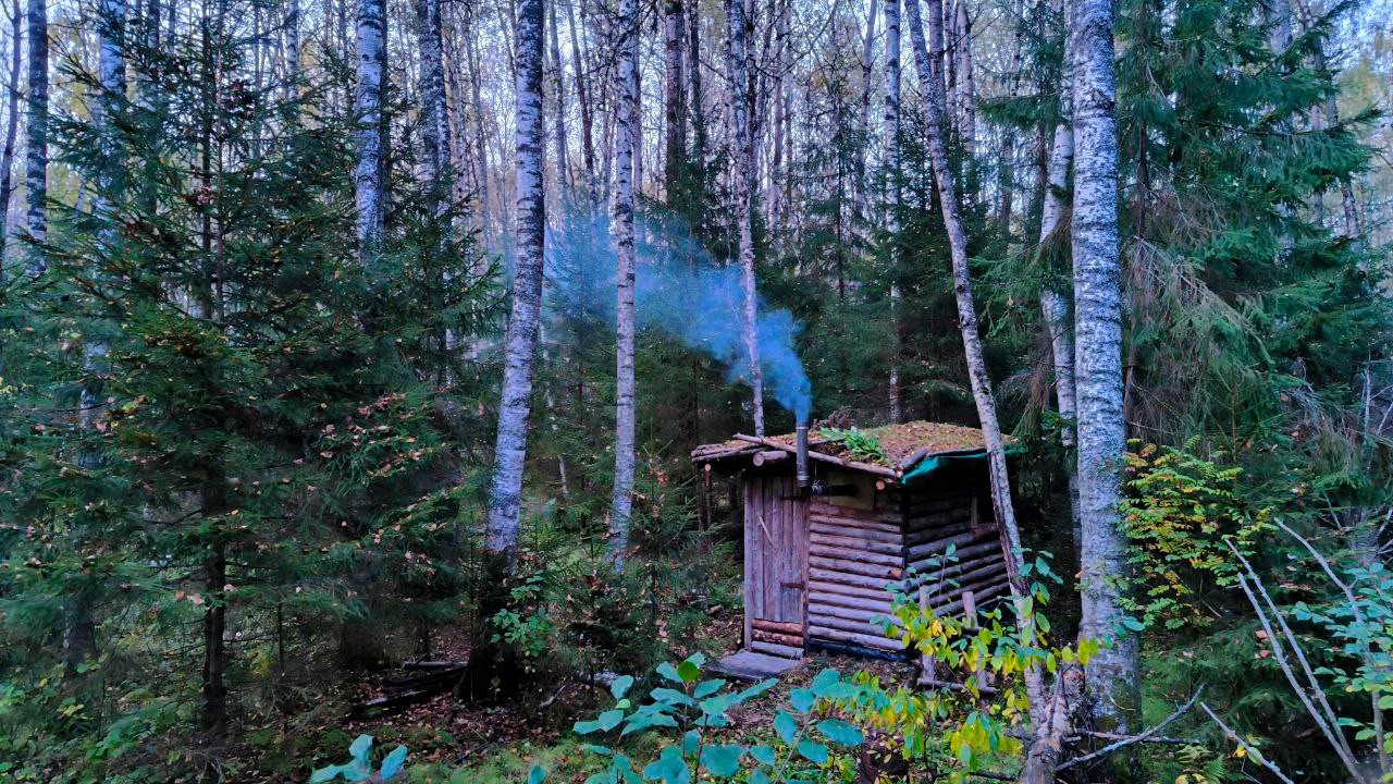 Cozy Night in My Forest Hut | Cooking and Simple Living