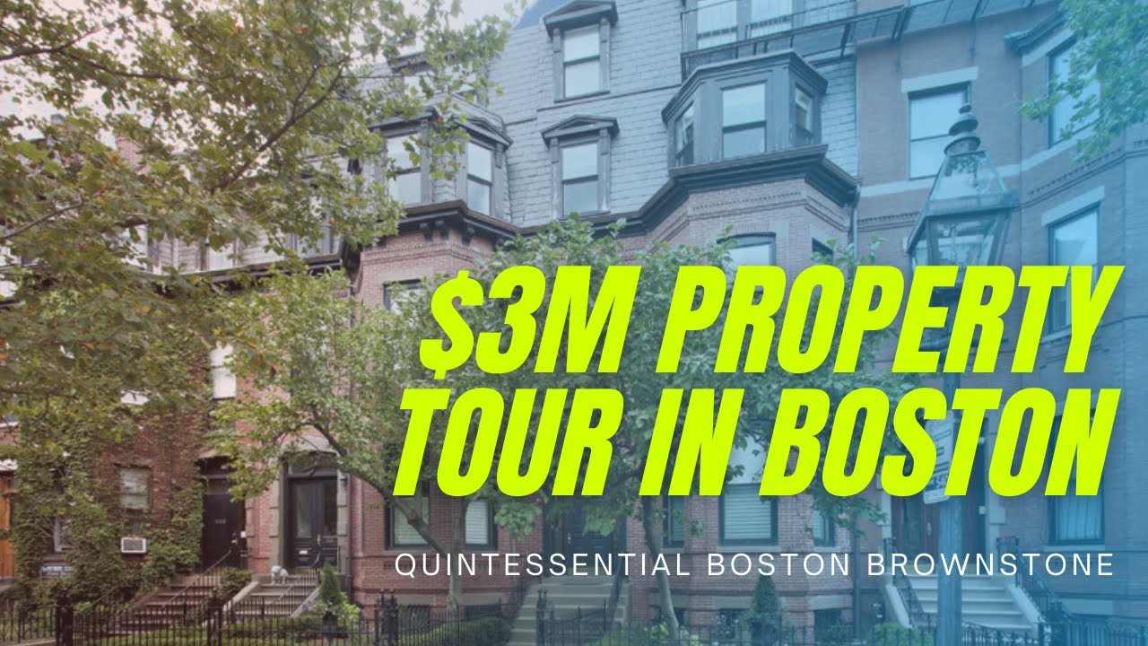 Tour of Spectacular $3M Brownstone in the Heart of Boston's Back Bay Neighborhood