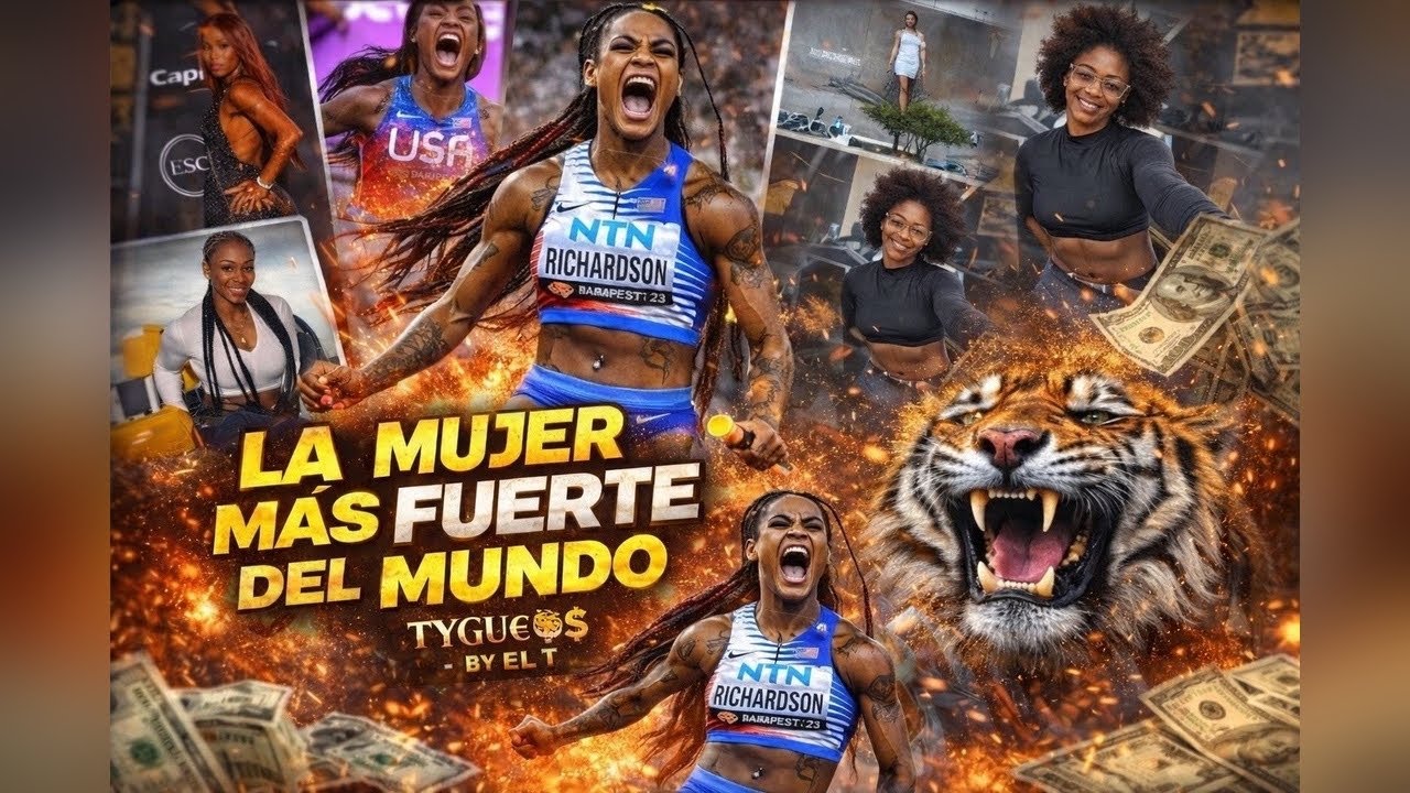 LA MUJER MÁS FUERTE DEL MUNDO #shacarririchardson #velocista #resilencia #mujeres 