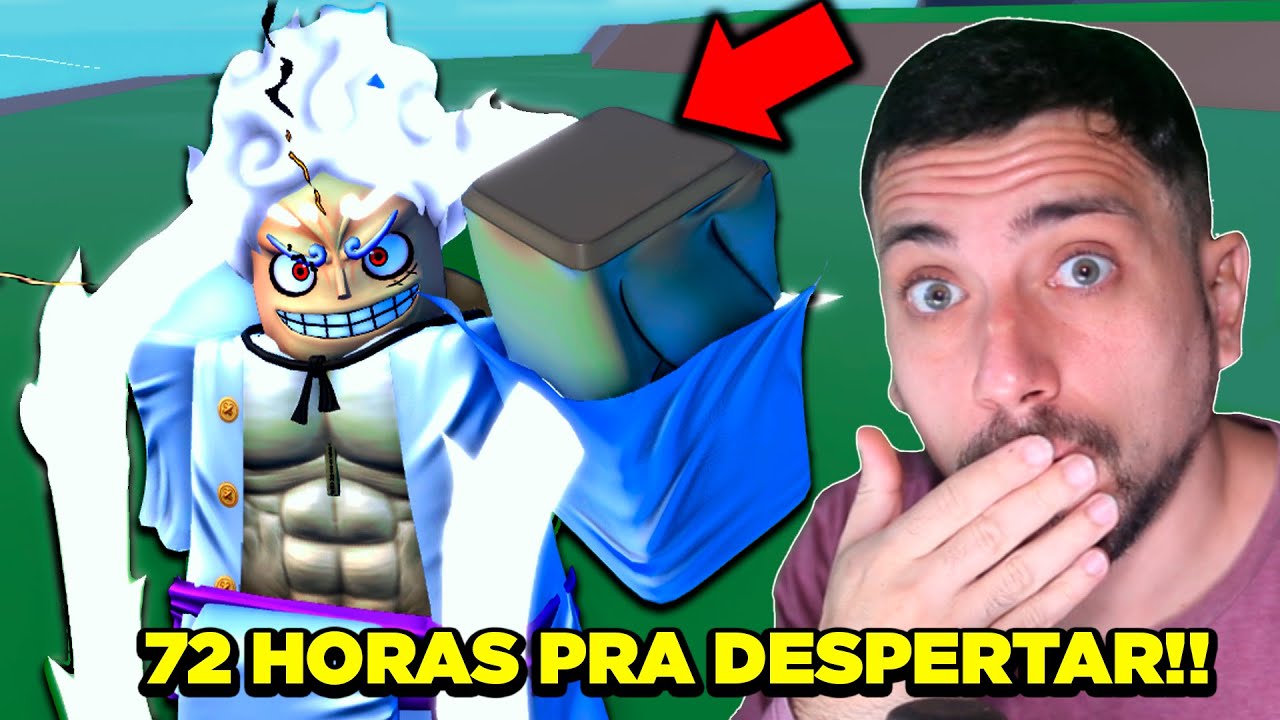 LANÇOU o NOVO GEAR 5 e FIQUEI 72 HORAS pra DESPERTAR o PODER COMPLETO nesse JOGO de ONE PIECE!!