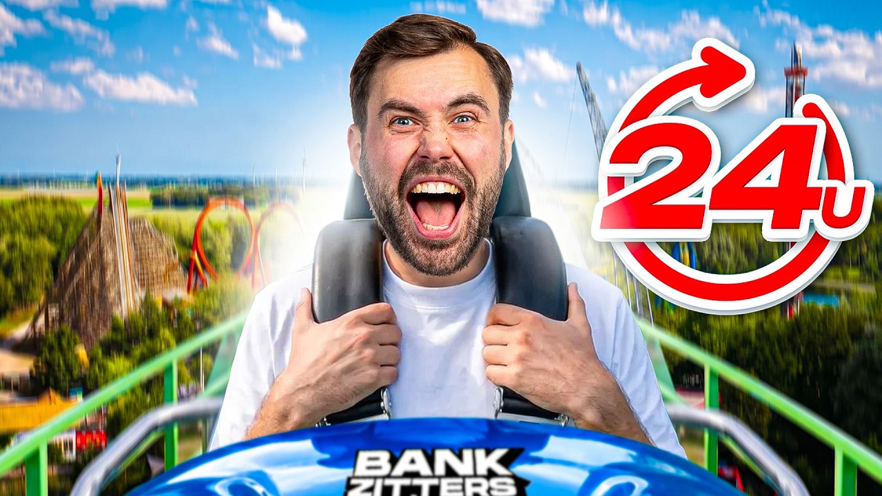 BANKZITTERS OVERLEVEN 24 UUR IN EEN PRETPARK