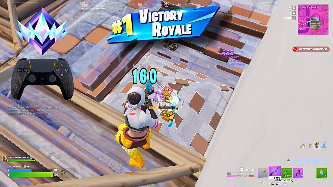 Fortnite Unreal Ranked Reload | PS5 Controller Gameplay