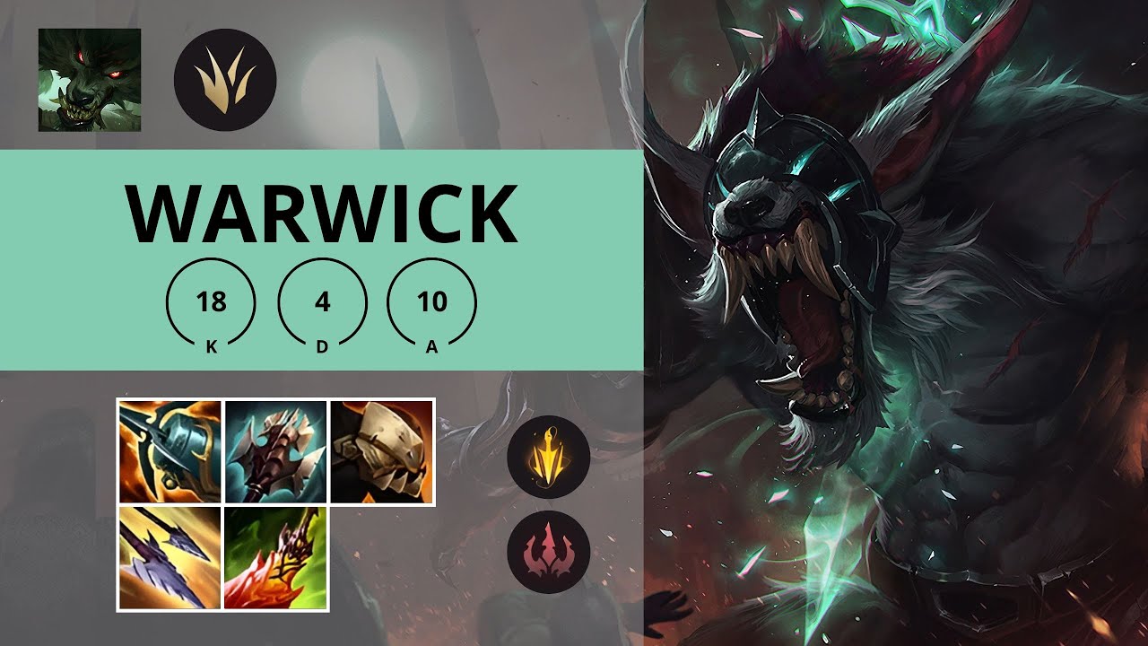 WARWICK JUNGLA 🔥18/4/10 | League of Legends | Plata