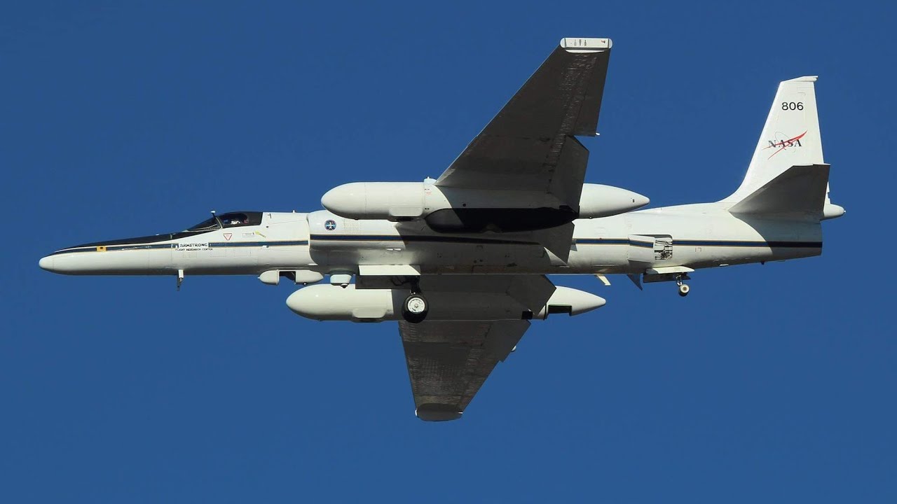 Rare Nasa ER-2 Arriving at Dobbins ARB