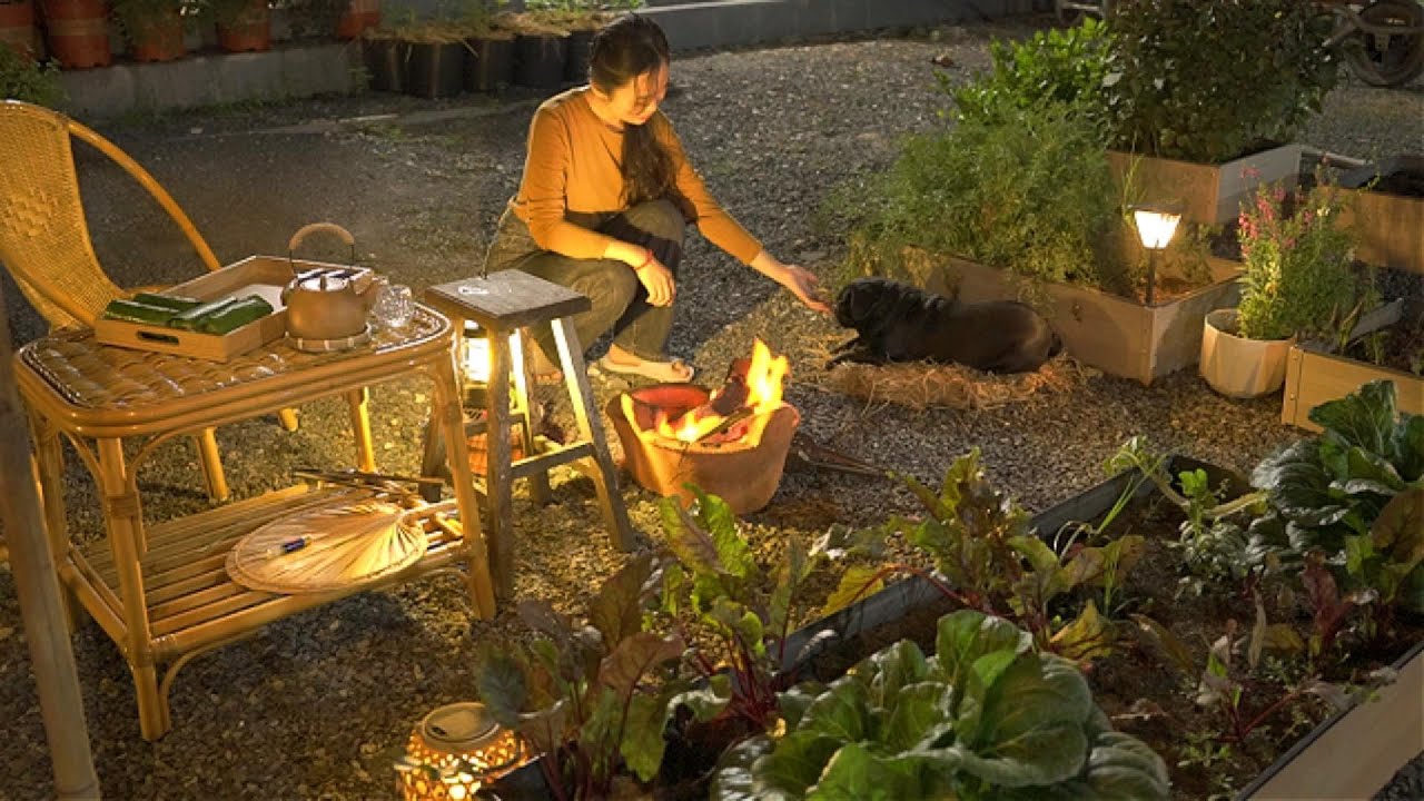 A Cozy Winter Evening | Grilled Banana Sticky Rice