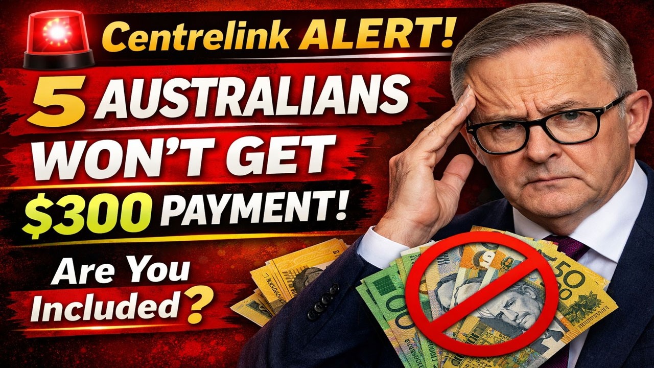 🚨 Centrelink ALERT: These 5 Australians WON&rsquo;T Get $300 Payment &ndash; Are You Included?