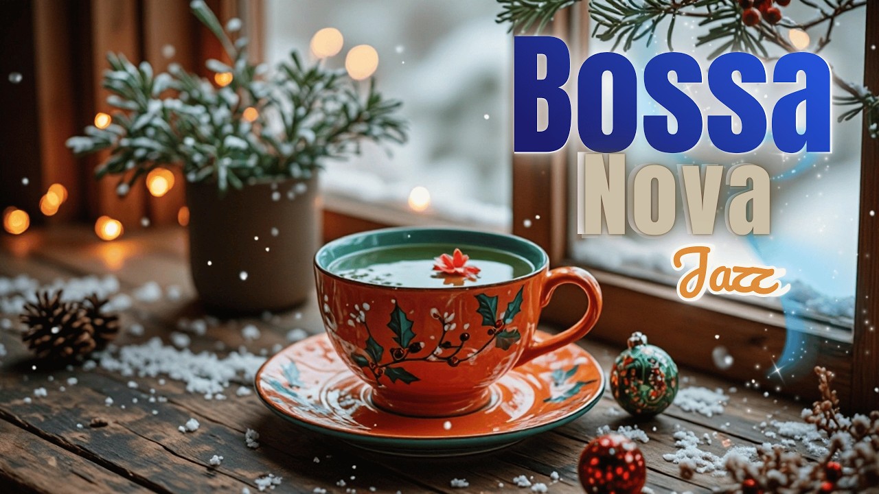 Winter Bossa Nova Jazz - Warm Coffee & Relaxing Music for Studying ☕️ Cozy Atmosphere