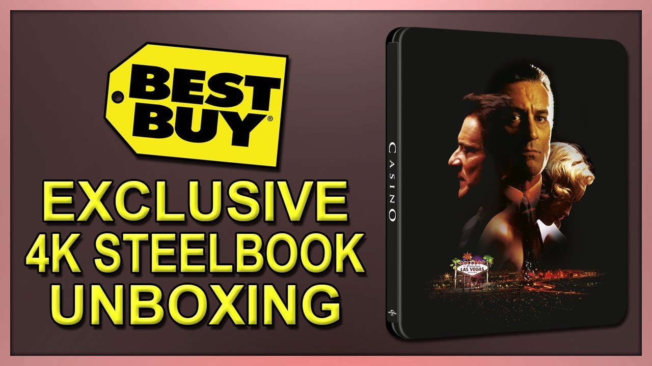 Casino Best Buy Exclusive 4K+2D Blu-ray SteelBook Unboxing