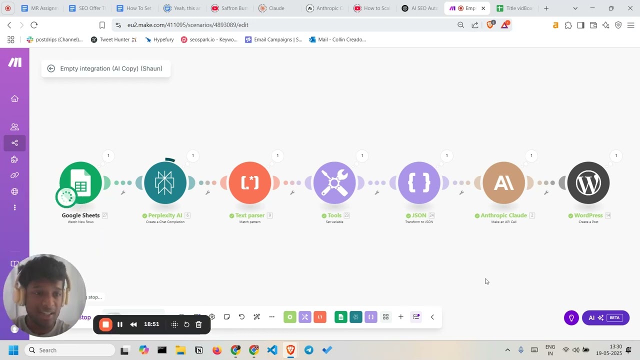 How I Built a Make + N8N SEO Automation (Free Download)