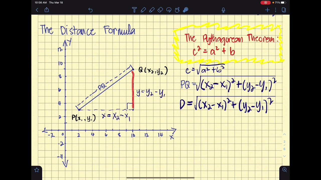 The Distance Formula, The Midpoint Formula, and the Coordinate Proof
