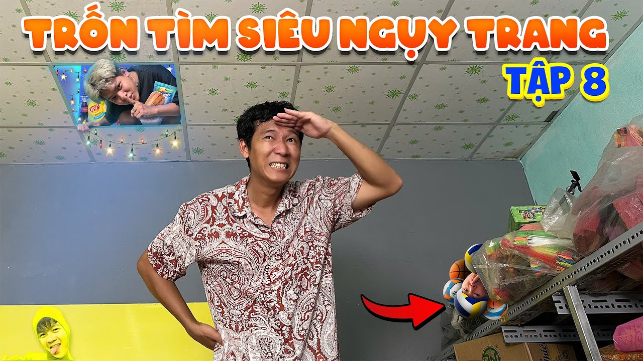 TRỐN TÌM SIÊU NGỤY TRANG Tập 8: Xây Dựng Căn Phòng Bí Mật Trong NHÀ KHO Thắng 10 Triệu