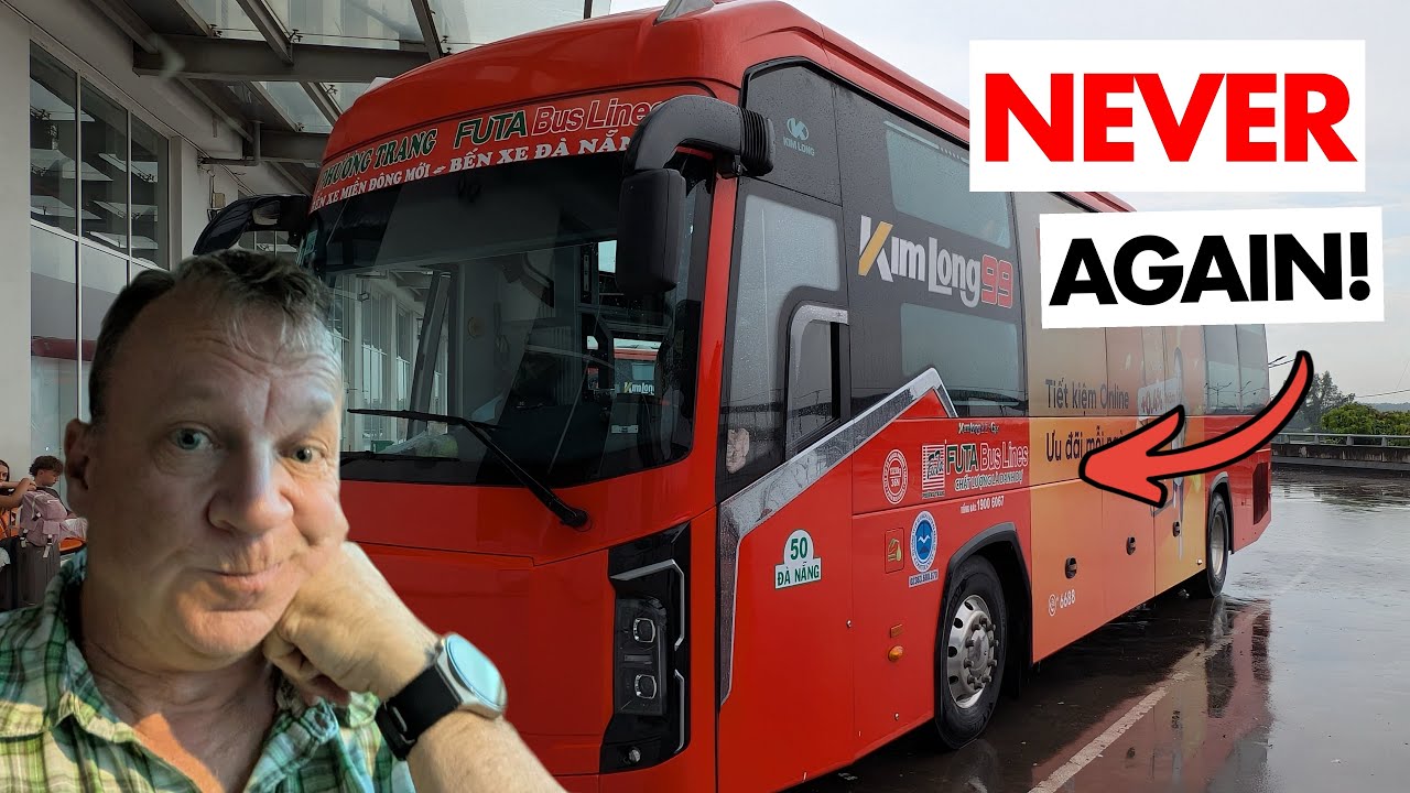 WRONG CHOICE?  Vietnam Overnight Sleeper Bus from Ho Chi Minh to Da Nang.  