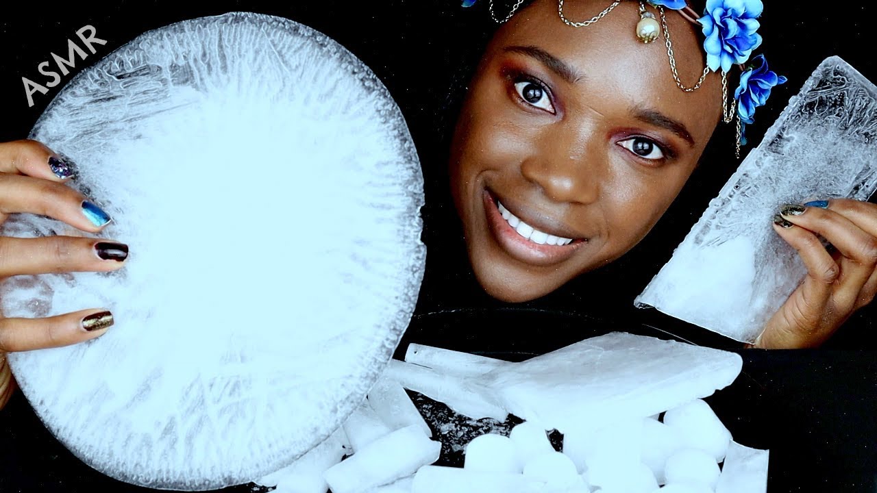 ASMR Carbonated Ice | *ICE PARTY* Ice Disk, Ice Drops, & Ice Sticks | 얼음 먹는 거| 氷を食べる音 | 얼음 먹는