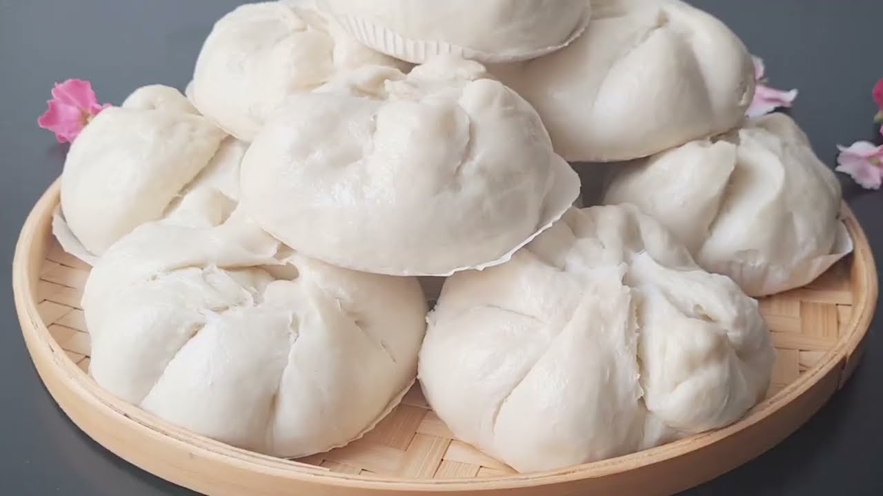 BÍ QUYẾT Làm Bánh Bao Việt Nam Trắng Xốp Vỏ Mỏng Chay/Vegetarian Breakfast Bao