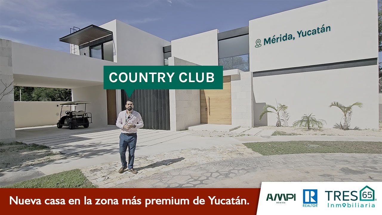 🏡 NUEVA CASA LISTA PARA ESTRENAR EN EL COUNTRY CLUB | MÉRIDA, YUCATÁN 🌟​ | 2025