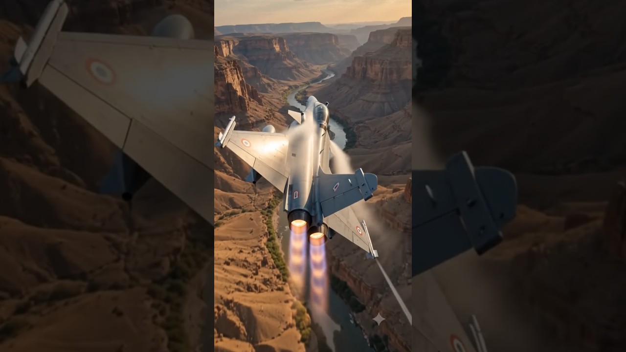 Rafale Fighter Jet Extreme Speed Pass ✈️🔥 | #Shorts