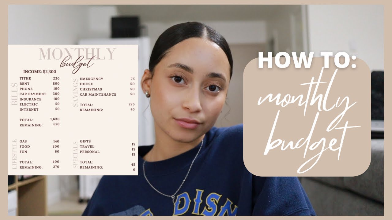 HOW TO: THE EASIEST WAY TO WRITE A BUDGET | 4 SIMPLE CATEGORIES + ZERO BASED BUDGET | nashswallet