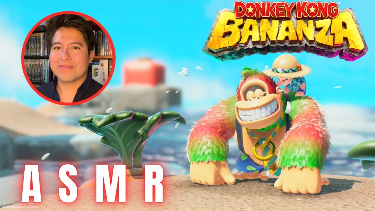 ASMR JUGANDO DONKEY KONG BANANZA🦍🎮