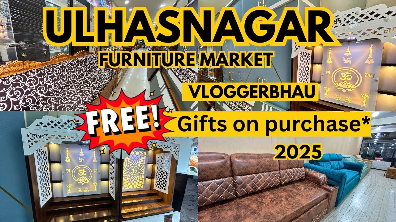 Ulhasnagar furniture market | Wholesale furniture market ulhasnagar | Diwali series vlog1