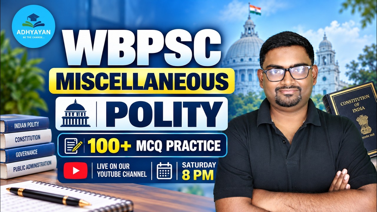 WBPSC Miscellaneous 2024 | Indian Polity Marathon | 100+ Questions You Must Solve