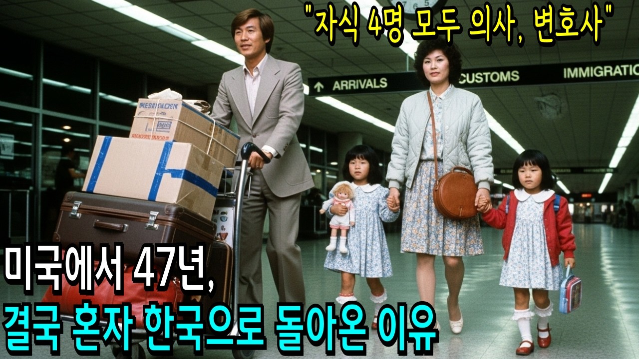 “성공한 아메리칸드림” 미국에서 47년.. 자식 4명을 모두 의사·변호사로 키웠지만, 늙은 어머니는 혼자 한국으로 돌아왔습니다 I 국내 사연