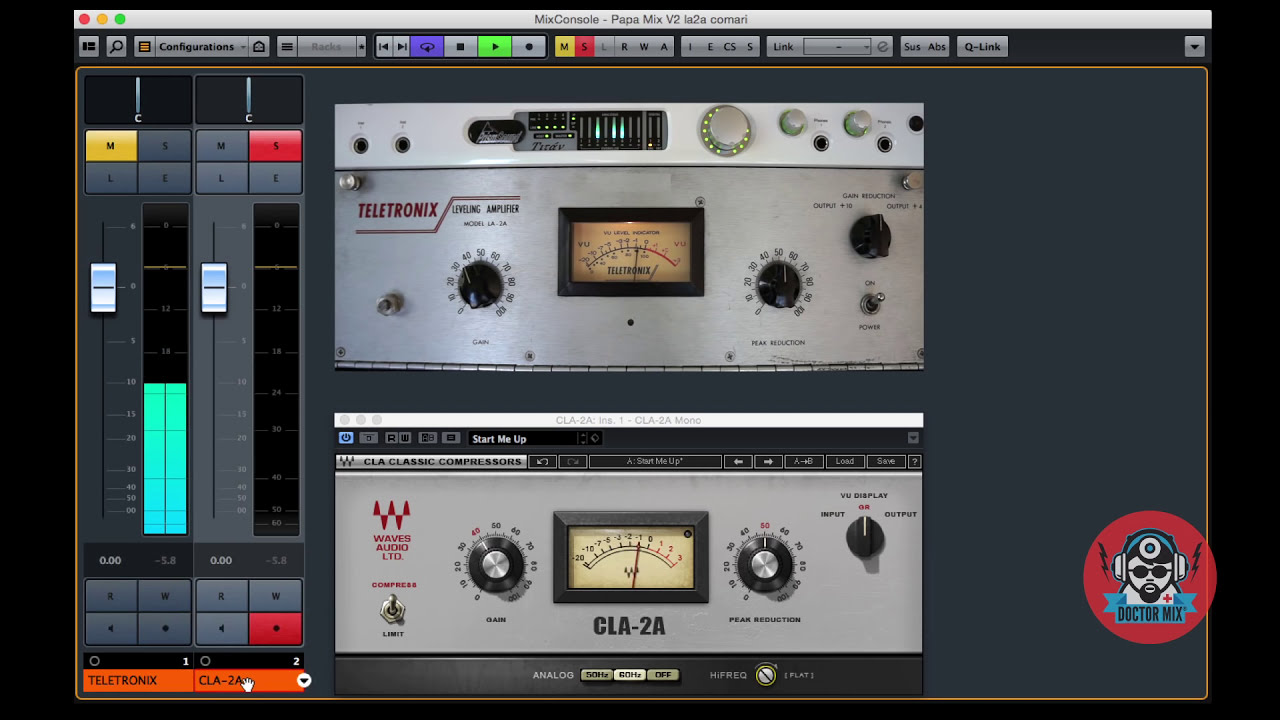 LA2A Hardware Vs Plugin