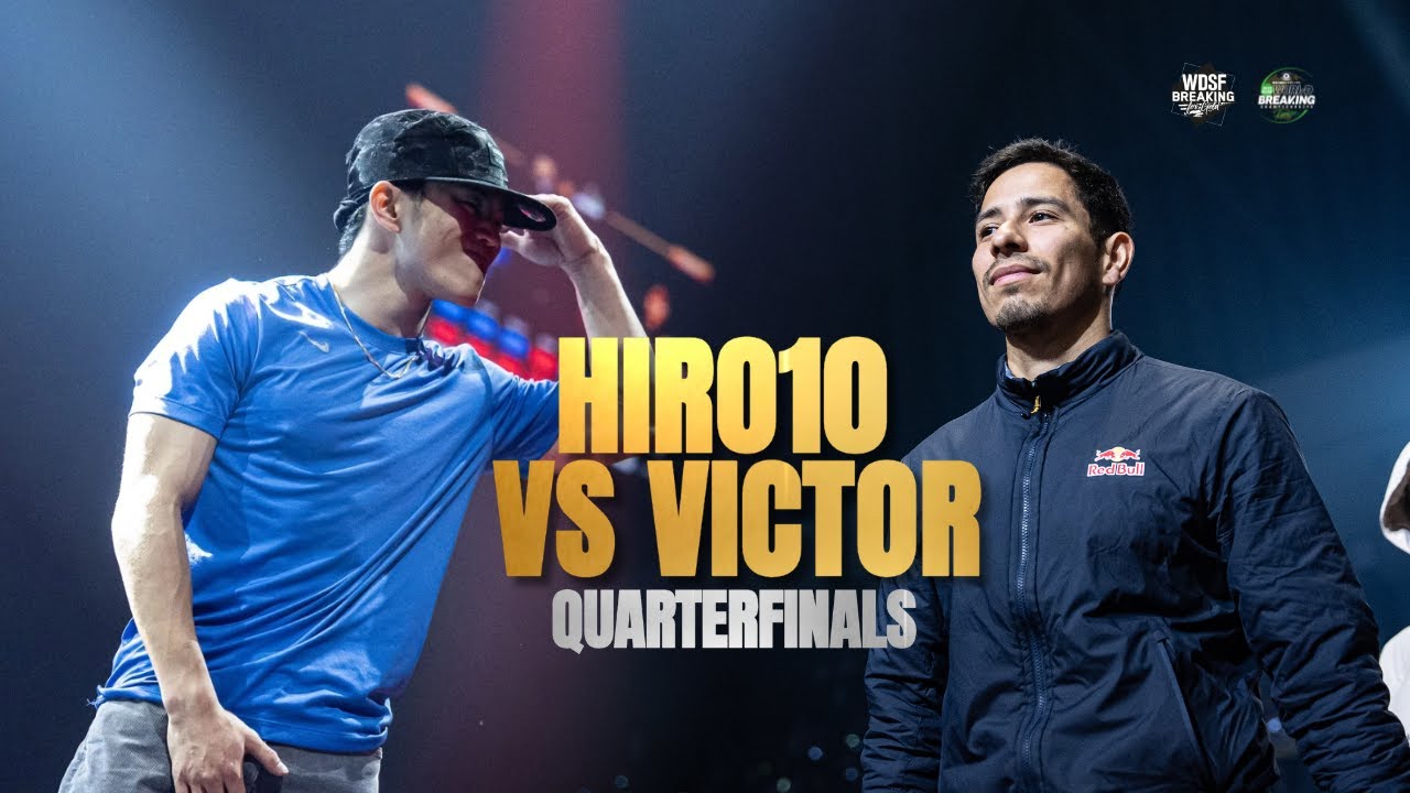 HIRO10 🇯🇵 vs VICTOR 🇺🇸 | B-Boys Top 8 | WDSF World Championship Adult 2025  (Kurume, Japan)