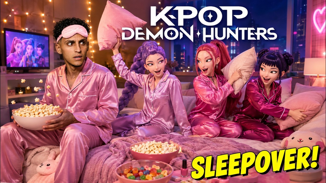 Я ЗАСТАЛ KPOP DEMON HUNTERS НА ВЕЧЕРИНКЕ С ПЕРЕНОЧЕВКОЙ В РЕАЛЬНОЙ ЖИЗНИ! (ФИЛЬМ KPOP DEMON HUNTERS)