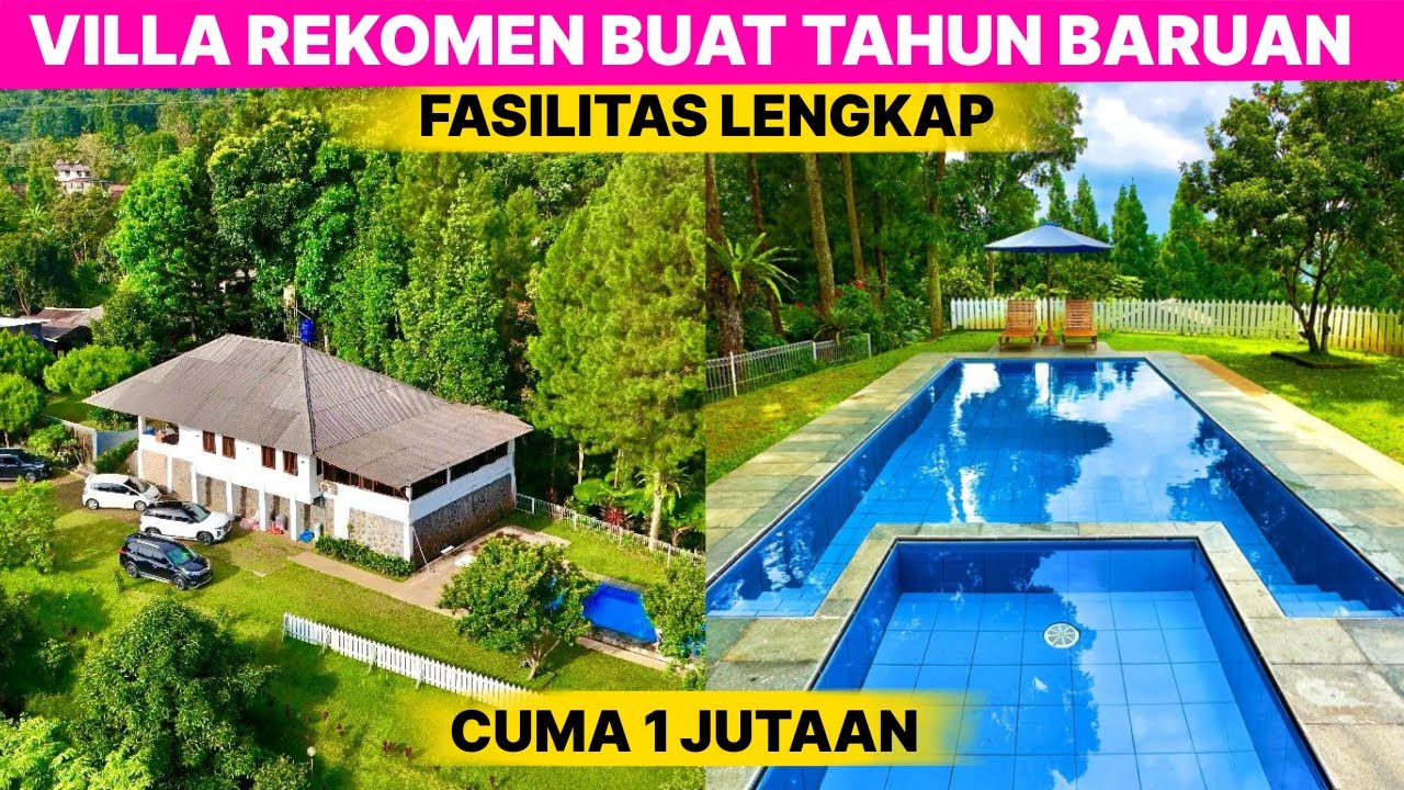 VILLA INI ASLINYA LEBIH INDAH DARI VIDEO | Villa Caramell House | KAPASITAS 30 ORANG CUMA 1 JUTAAN