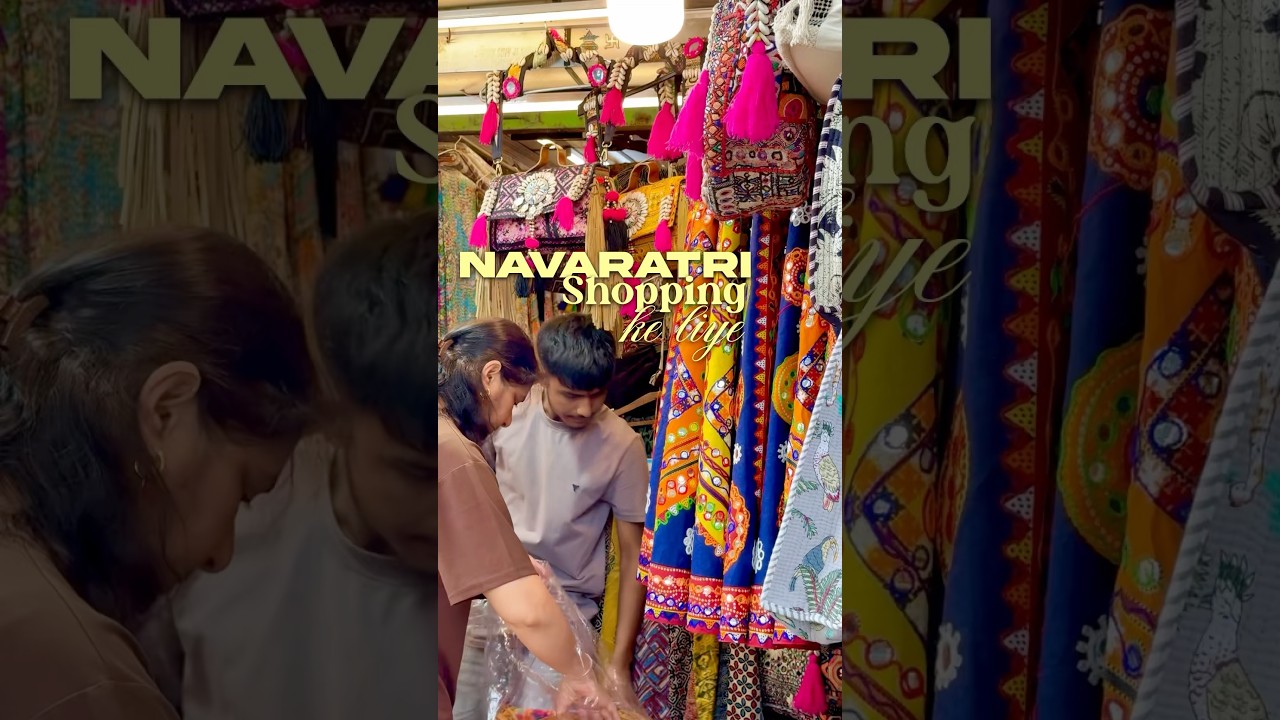 6 Navratri Shopping Hacks for Gujarati Lane💃✨ #shopping #janpathmarket #gujrati