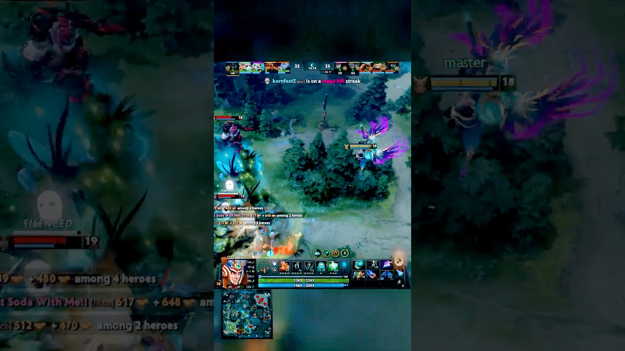 Skywrath Mage Deletes Dire from Behind! #Dota2 #SkywrathMage