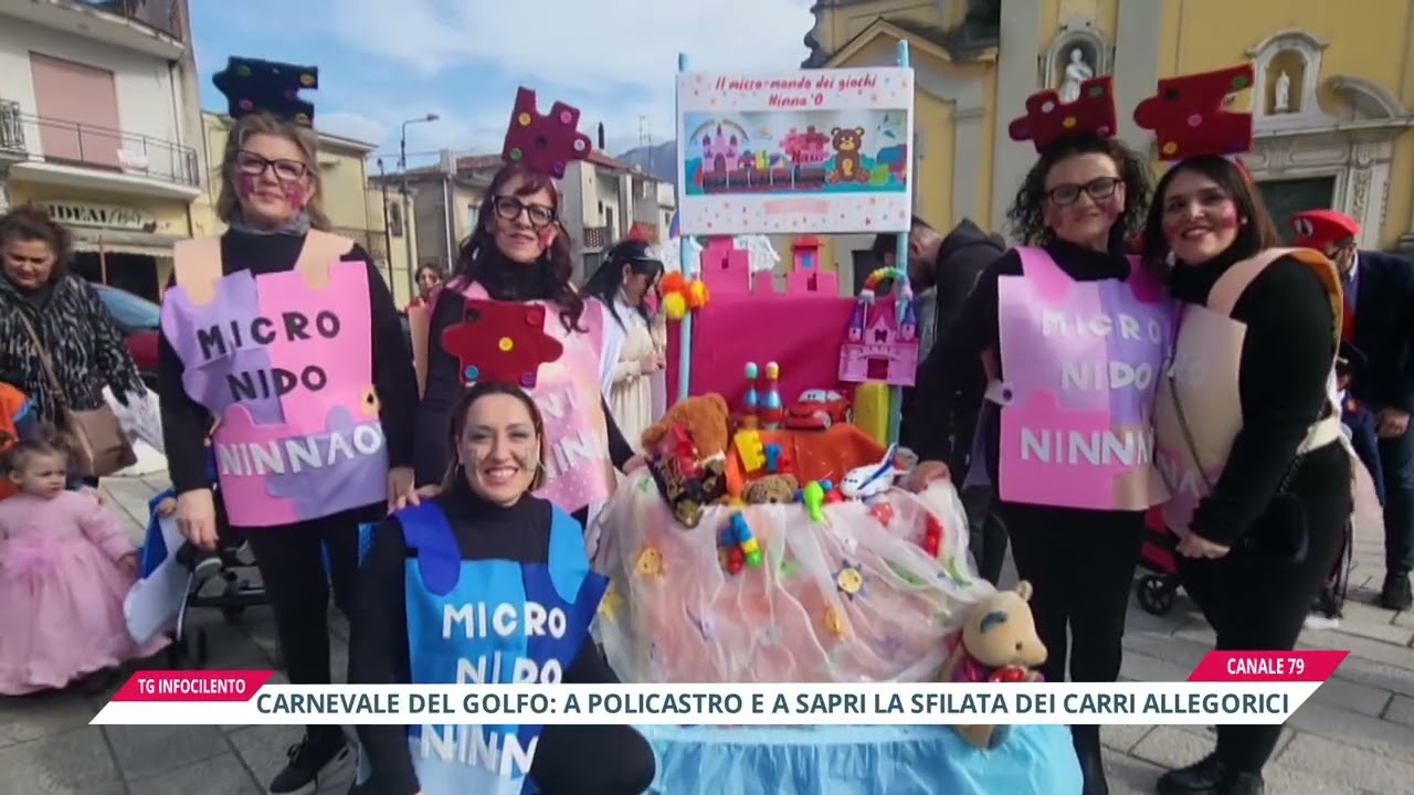 "Carnevale del Golfo": torna la sfilata dei carri allegorici a Policastro Bussentino e a Sapri