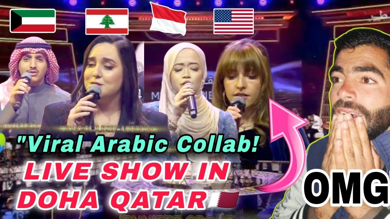 🔥Alma Esbeye Jadaka Algayth, Jennifer Grout, & Aljundi Khalaf – Epic Arabic Collaboration in Qatar!