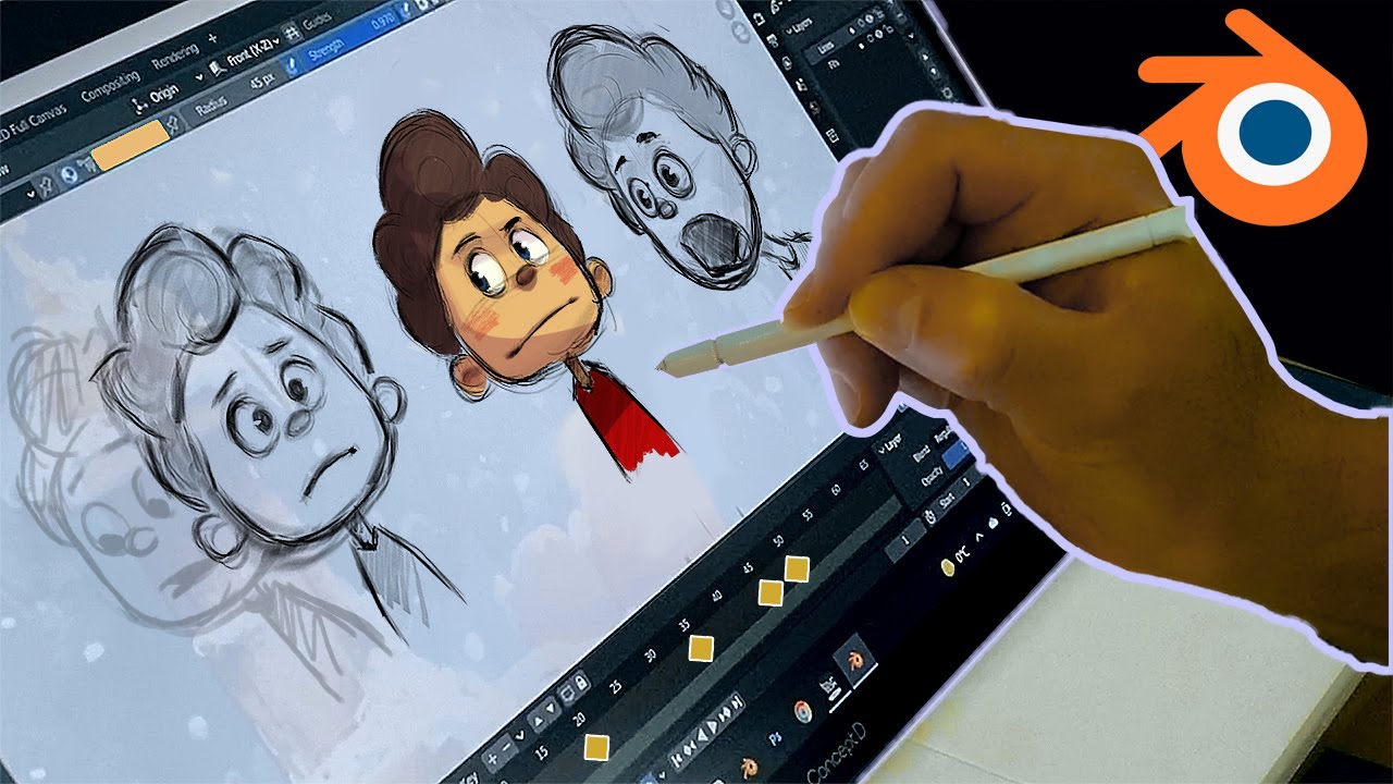 Инструменты анимации Blender — потрясающие возможности для 2D-художников