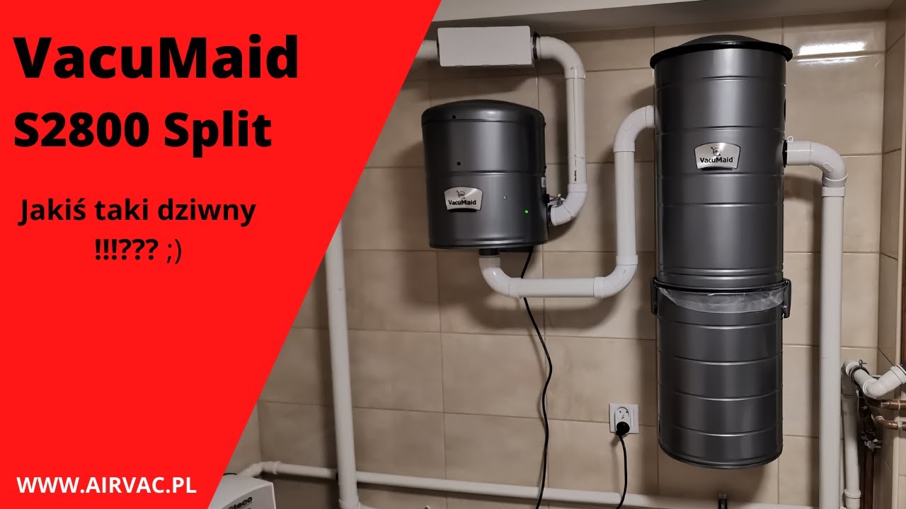 Odkurzacz centralny VacuMaid S2800 Split - jakiś taki dziwny ❓❓❓🤔